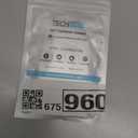 TechMatte Female USB C to Male Lightning Adapter 2 Pack 2.2A Charging Data Transfer, Compatible with iPhone 14, 13, 12, 11 Xs iPad iPod AirPods, Not for Audio Headphones/OTG Firewire Anti-Lost, Grey