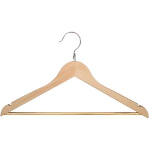 Proman Products - Kascade Hangers, Space Saving Hangers, Customize Your Closet Organization (Natural Color, 50-Pack)