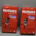 Huggies Size 6 Diapers, Little Movers Baby Diapers, Size 6 (35+ lbs), 108 Count (2 Packs of 54), Packaging May Vary