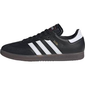 adidas Unisex Adult Samba Indoor Shoe (6.5 Women/5.5 Men, Black/White/Vivid Red)