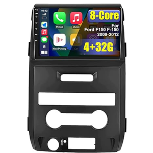 FIUFUL Car Radio Stereo 4+32G with Wireless Carplay Android Auto, 9 Inch HD Touchscreen 8 Core Android 12 Car Radio Stereo with Backup Camera Bluetooth AM/FM/RDS Wi-Fi GPS for Ford F150 F-150 2009-2014 