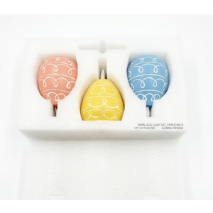 Baquler 2 Pcs Easter Egg Flameless Candles with Timer Egg Shape LED Candle Real Wax Battery Operated Flickering LED Candles Gift No Battery for Easter Party Living Room Home Decor (Yellow)