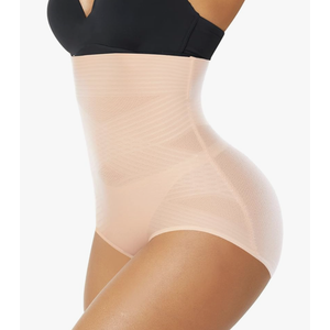 Tummy Control Shapewear Panties for Women High Waisted Body Shaper Slimming Shapewear Underwear Girdle Panty L