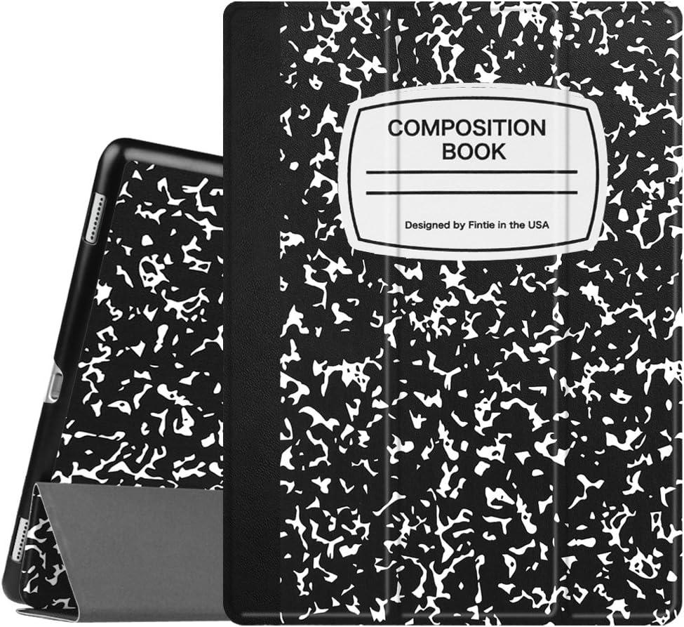Fintie Slim Case for iPad Pro 12.9-inch (2015/2017 Model, 1st/2nd Gen) | Ultra Lightweight, Standing Protective Cover, Auto Wake/Sleep, Composition Book Black