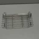 KESOL Sturdy 304 Stainless Steel Utensil Drying Rack Basket Holder with Hooks 3 Divided Compartments, Rust Proof, No Drilling (Small)