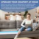 Upholstery Foam, 72" x 24" x 6" High Density Gel Memory Foam Padding Couch Cushion Support, Cut to Size Foam Replacement Pad for Sofa Sag Support