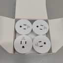 EIGHTREE 15A Smart Plug, Wi-Fi & Bluetooth Smart Outlet for High-Power Home Appliances, Works with Alexa & Google Home, Easy Setup, Timer & Remote Control, FCC & ETL Certified, 2.4GHz Wi-Fi Only