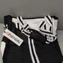 SPOENGRU PU Leather Pickleball Bag with Shoe Compartment, Large Pickleball Tote Bags for WomenMultifunctional Pickleball Bags (black)