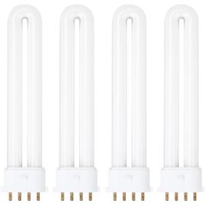 6400K 2G7 Base Camping Lantern Bulb Replacement for Rayovac F9w-1, Kandolite 96500, Coleman, Ozark Trail | 4 Pin, 580 Lumens, 10,000 Hour Lifespan