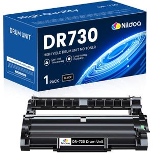 DR-730 DR730 Drum Unit [Not Toner] Replacement for Brother DR730 DR-730 DR 730 HL-L2370DW MFC-L2710DW MFC-L2750DW Printer Drum, 1 Pack