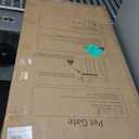 51" Extra Tall Cat Gate 30"-49.27" Wide, Auto Close, Pressure Mounted, for Cats & Small Dogs, Hallway, Stairs, Kitchen, Not Baby Gate,White
