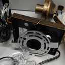 Yisuro Plug in Wall Sconce,Oil Rubbed Bronze Wall Sconces,Retro Rustic Wall Lamps,Sconces Wall Lighting with Amber Glass,Indoor Vintage Bedside Wall Lighting for Living Room Bathroom (1 Pack)