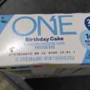 ONE Protein Bars, Birthday Cake, Gluten Free with 20g Protein and 1g Sugar, Pantry Staples, 2.12 oz (12 Count), Best By: 01 2026