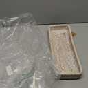 Rattan Bathroom Vanity Trays Toilet Tank Baskets Long Narrow Hand Towel Storage Basket for Storage, Decorative (Whitewash 16.3 x 6.1 x 2 inch)