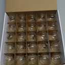 Novelty Lights 25 Pack G50 Outdoor Patio Globe Replacement Bulbs, Clear, E17/C9 Intermediate Base, 7 Watt