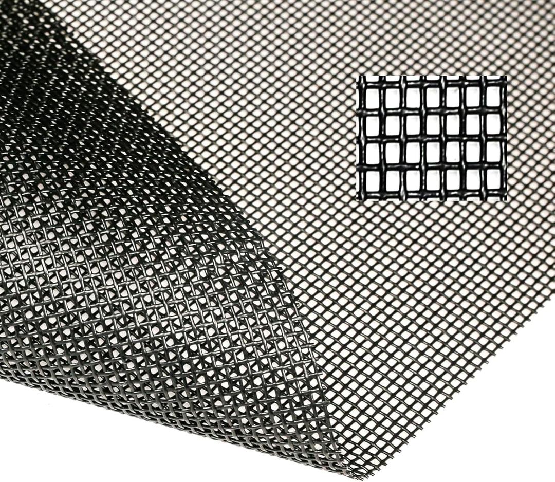 Tooltriz Pet Proof Window Screen Replacement, 48 x 100" Upgraded Thicken Charcoal Fiberglass Mesh for Sliding Pet Screen Door Repair Kit - Screen Door Protector for Dogs Patio Screen mesh