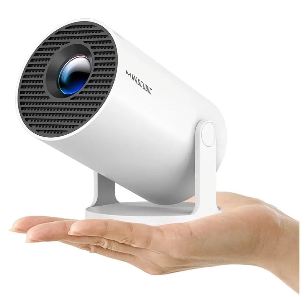 Magcubic 2026 Upgraded HY300PRO Mini Projector with WiFi and Bluetooth, Portable Projector 4K Support, Auto Keystone, 180 Degree Rotation, Smart Proyector for Home Outdoor