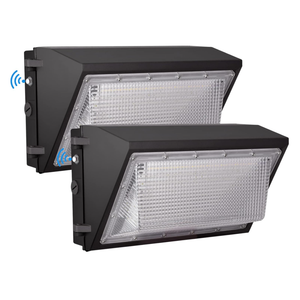 LED Wall Pack Light with Dusk to Dawn Photocell,100W 13000LM 5000K Daylight Wall Pack, AC100-277V Input,500W HPS/HID Equivalent, Waterproof Commercial Security Lighting for Warehouses, Garage, 2 Pack