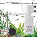 Aquarium Filter,Aquarium Internal Filter,All-in-one Filter 15W 170GPH for 40-70gal Fish Tank