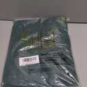 KOUFALL Short Green Christmas Curtains for Kitchen Bathroom Window,Sheer Linen Decorative Curtains for Bedroom (36"W x 45"L (Pack of 2))