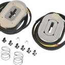 12-1/4" Electric Trailer Brake Magnet Kit Fits 10,000 lbs Axles for 12-1/4''x3-3/8'' Electric Brakes Assembly with Retainer Clips and Coil Springs