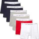 Tommy Hilfiger mens Underwear Cotton Classics Megapack Boxer Brief - Amazon Exclusive (L)