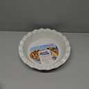 MALACASA Ceramic Pie Pan, Pie Pan for Baking 9 Inch, 40 OZ Pie Plate Round Pie Dish for Baking Fluted Pie Dish Baking Pan, Non Stick Deep Pie Dishes for Quiche, Apple Pies, Pot Pies, Tart, etc.