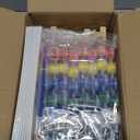 8 Pack 8 * 10In Canvas Boards for Painting, Art Canvas for Drawing with 16 Brushes & 8 Paint Trays & 16 Acrylic Paint, Mini Painting Canvas with Easel Set, Painting Kits for Adults Party