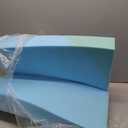 2 Pcs High Density Foam Floor Pillow - Upgraded Large Pillows Seating for Adults - Outdoor Floor Cushion with Soft Tufted Cover - Yoga Pillows for Sitting On Floor - 22 Inch Navy Blue