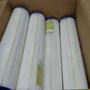 MewMore 20 Micron Whole House Water Filter Cartridge, 20" x 4.5", 6-Pack