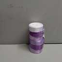 150 Yards Purple Satin Ribbon 1 Inch 6 Rolls Assortment Ribbons for Crafts Gift Wrapping Flower Bouquet Wedding Invitations Birthday Party Festival Decoration Hair Bows