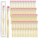Tessco 500 Pcs Disposable Toothbrushes Individually Wrapped Soft Bristle Tooth Brush Set Travel Toothbrushes Bulk for Adults Oral Hygiene Dental Care Camping Guestroom Hote