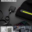 Unisex Beanie with LED Light, Stocking Stuffers Gifts for Men Dad Husband Grandpa Boyfriend Birthday Thanksgiving Christmas (Black)