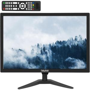 20" PC Monitor 16:9 1600x900 Kitchen Monitor LED Screen Display, 5Ms, 60 Hz, VESA Mountable, Build in Speaker, with VGA HDMI AV BNC USB for FireStick, Computer, Laptop