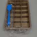 TYUI Non Stick Brownie Baking Pan with Dividers, 18 Pre-slice Non-stick Carbon Steel Rectangle Baking Pan Set for Oven Baking Bread, Square Mold Tray Brownie Pan for Baking Cake Biscuit Muffin