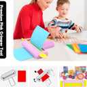 Paper Crimper for Chip Bags Crafting - Pink Crimper Tool with 50 Sheets Glossy Thin Inkjet Paper (8.2611.6in, 115gsm) & Double Sided Tape, Complete Kit for Chip Bag Making & DIY Crafts