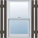 Builders Edge 12"W x 53"H, Custom Three Board Spaced (2 Batten) Shutters (Per Pair), 010 - Musket Brown