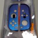 PlayVital Ergonomic Grip Case for Nintendo Switch, Upgraded Protective Hard Case Protector for Switch - Shock-absorbent Anti-Scratch Dockable Durable Cover Game Accessories, Chameleon Purple Blue