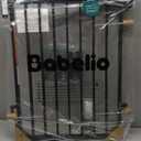 Babelio Baby Gate for Stairs, Kitchen & Doorways, No Bottom Bar| One-Handed Operation| Auto-Close| Hardware Mount (Drill Needed) Safety Dog/Pet Gate (Black - B17, 26-43" W, 28" H)