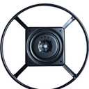 Yoogu Heavy Duty 24" Recliner Chair Sofa Furniture Ring Swivel Base Replacement with 10 Inch Plate (24 inch)