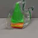 Super Z Outlet 7.5" Bright Neon Colored Orange, Yellow, Red, Green Cones Sports Equipment for Fitness Training, Traffic Safety Practice (24 Pack)