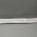 Pushglossy 2 Pcs 36" Double Bubble Kerf Door Sweep 1-3/4" Wide Vinyl Weatherstrip Seal for Exterior Doors, Energy Efficient Draft Stopper, Easy Slide in Installation, Blocks Dust/insects/noise (White)