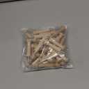 Sfcddtlg 36PCS Wooden Shaker Peg Wood Screw-2.95 Inch on Shaker Pegs Unfinished Wood Shaker Racks for Hanging Clothes Hats Towel Paint DIY (36PCS)