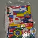 2026 World Soccer Cup Decorations Kitchen Towels Set of 2 with National Flags, 18x26 Inch World Soccer Cup Gift Hand Towel for Fans, Football Themed Dish Towels Decor