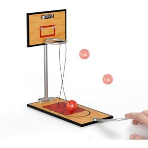 GYSH Mini Desktop Basketball Hoop Game for Office,Tabletop Basketball Game Toy with Easy Assembly,Desk Toys for Office for AdultsTiny Basketball Hoop (Desk Basketball)