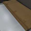 12" Deep Wall Shelves with Metal Brackets, 30" Wide, White Finish, 2pcs