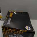 Nattork Adjustable Inline Skates for Adults and Teens, Outdoor & Indoor Blades Roller Skates for Boys, Beginners (X-Large - Adult (8W-9.5W/6.5M-8M), Black)