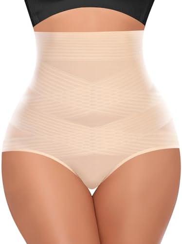 Tummy Control Shapewear Panties for Women High Waisted Body Shaper Slimming Shapewear Underwear Girdle Panty Medium