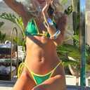 Brazil Mexico Jersey Y2k Halter Bikini Sets Cute 2 Piece Sexy Swimsuit Beach Sets Women Summer (S)