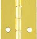 National Hardware N148-155 Continuous Hinge, Brass, 1-1/2" x 30"